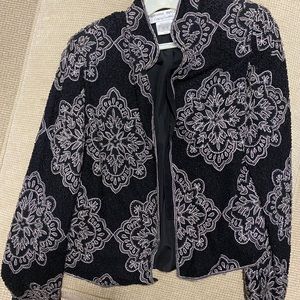 Vintage beaded dress up jacket